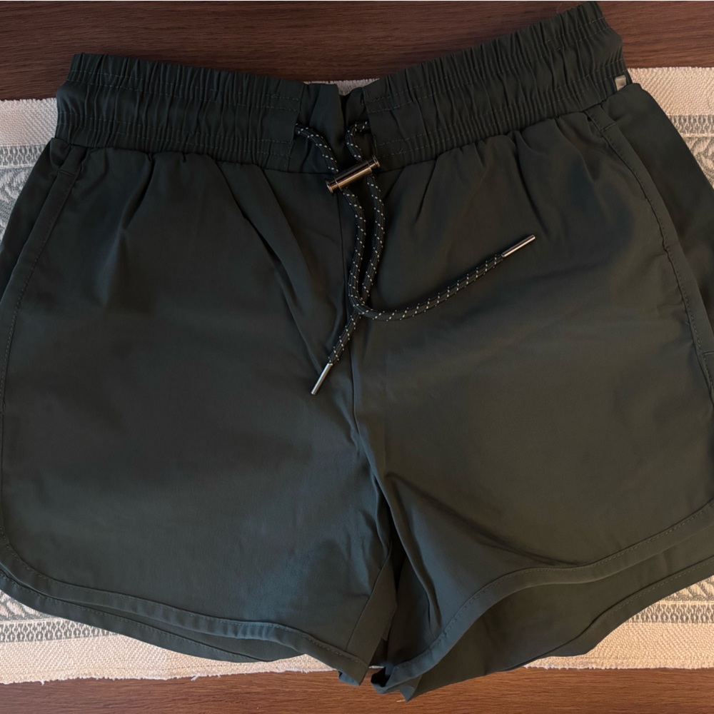 Avalanche Dark Green Athletic Shorts